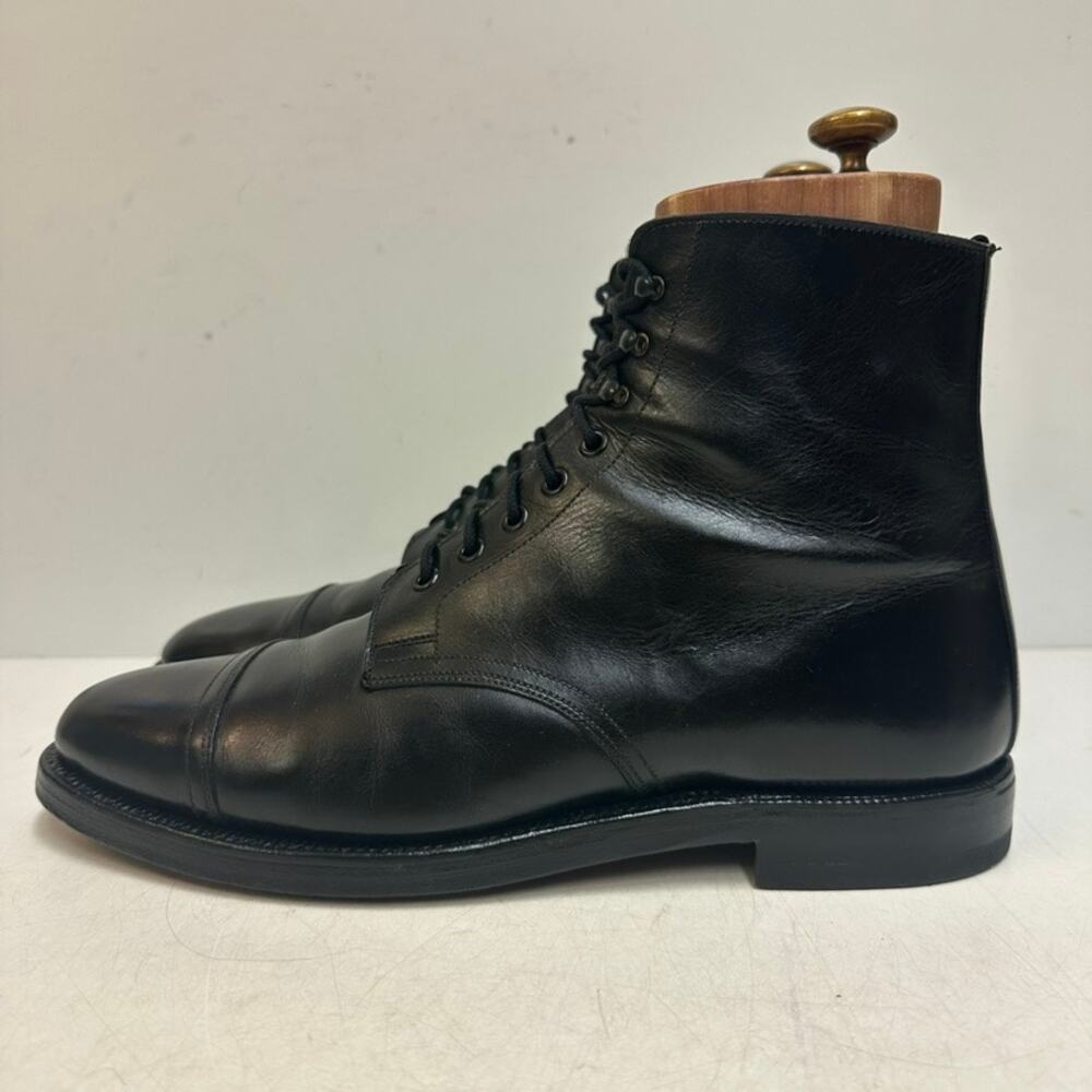NEW HEELS Crockett & Jones x Ralph Lauren Cap Toe Boot Bench Made in England 9 D